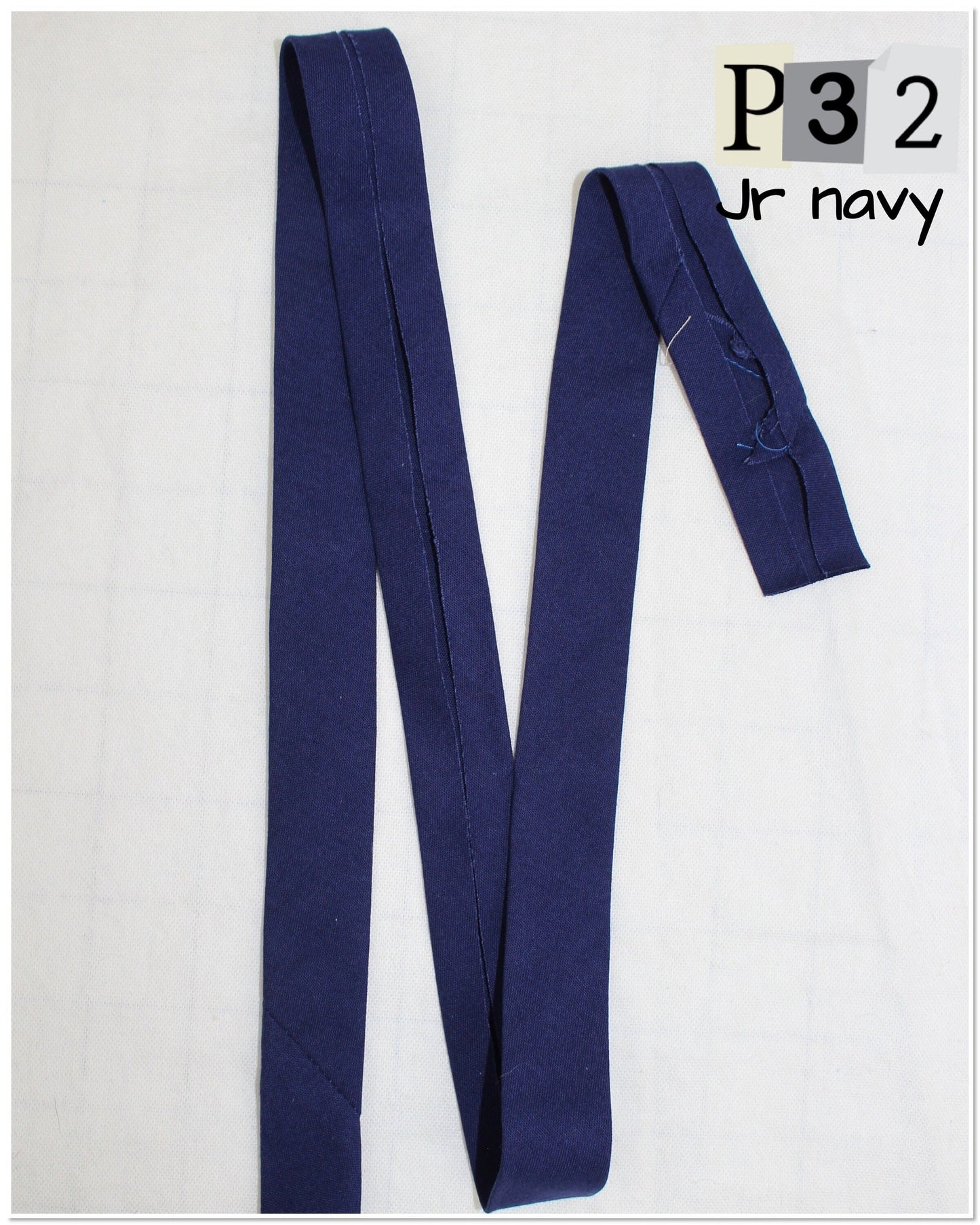 Bias Binding (tape) 25mm or 12mm, single fold, 100% Cotton. blue/light blue/dark blue/navy. Fusible iron on available.