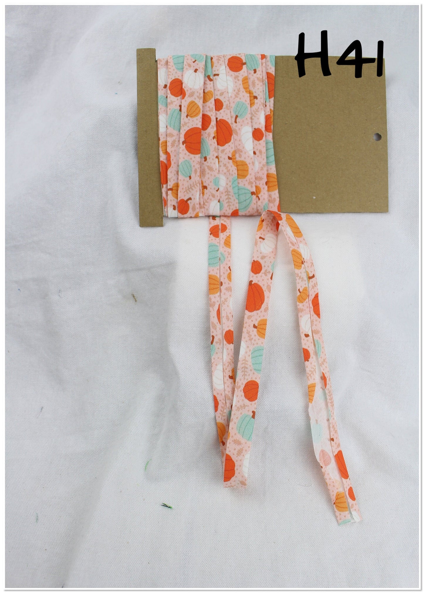 Bias Binding (Tape) 12mm, Cotton, Single Fold, flowers, floral. Fusible iron on available.