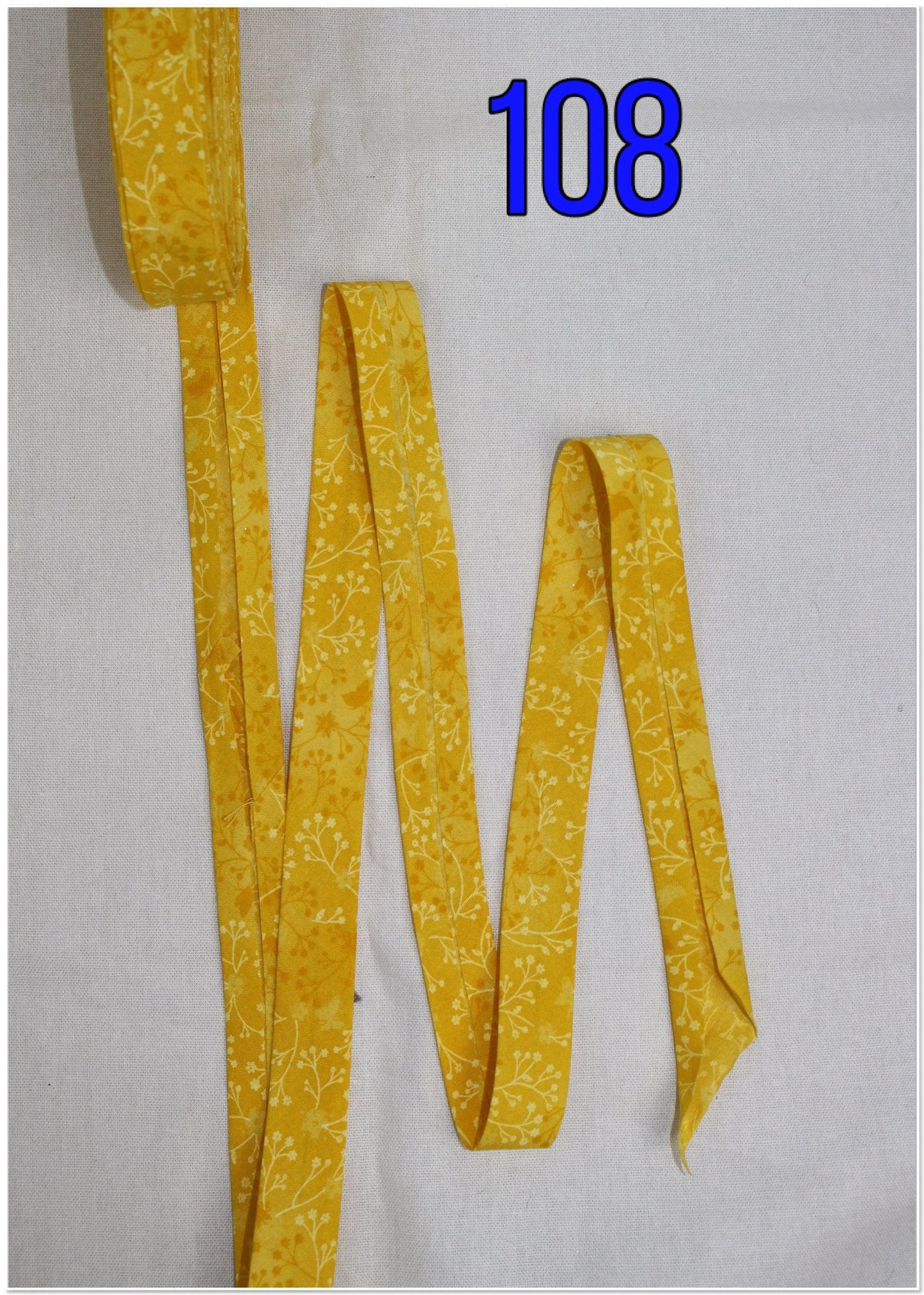 Bias Binding (Tape) 25mm, Cotton, Single Fold, floral blenders. Fusible iron on available.