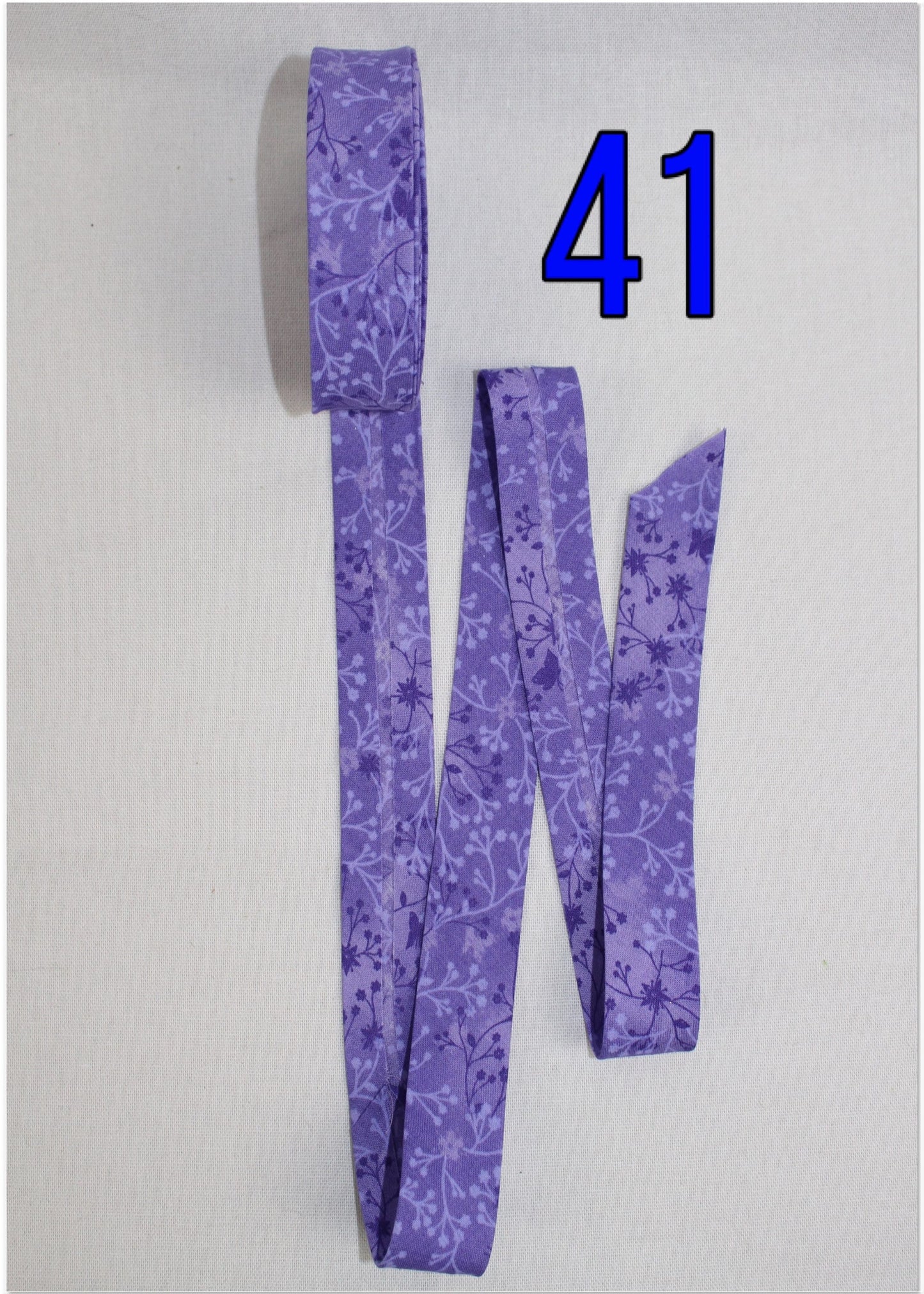 Bias Binding (Tape) 25mm, Cotton, Single Fold, floral blenders. Fusible iron on available.