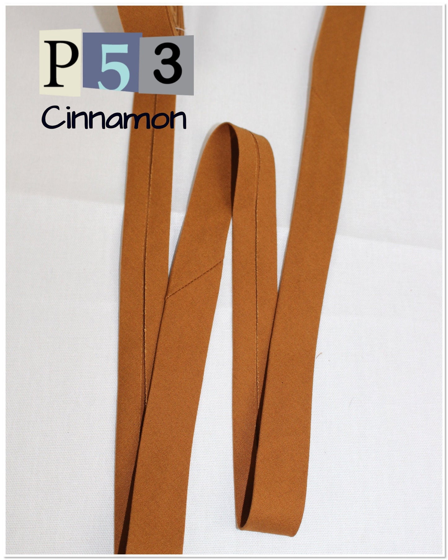 Bias Binding (tape) 25mm or 12mm, single fold, 100% Cotton. tan, brown, beige. Fusible iron on available.