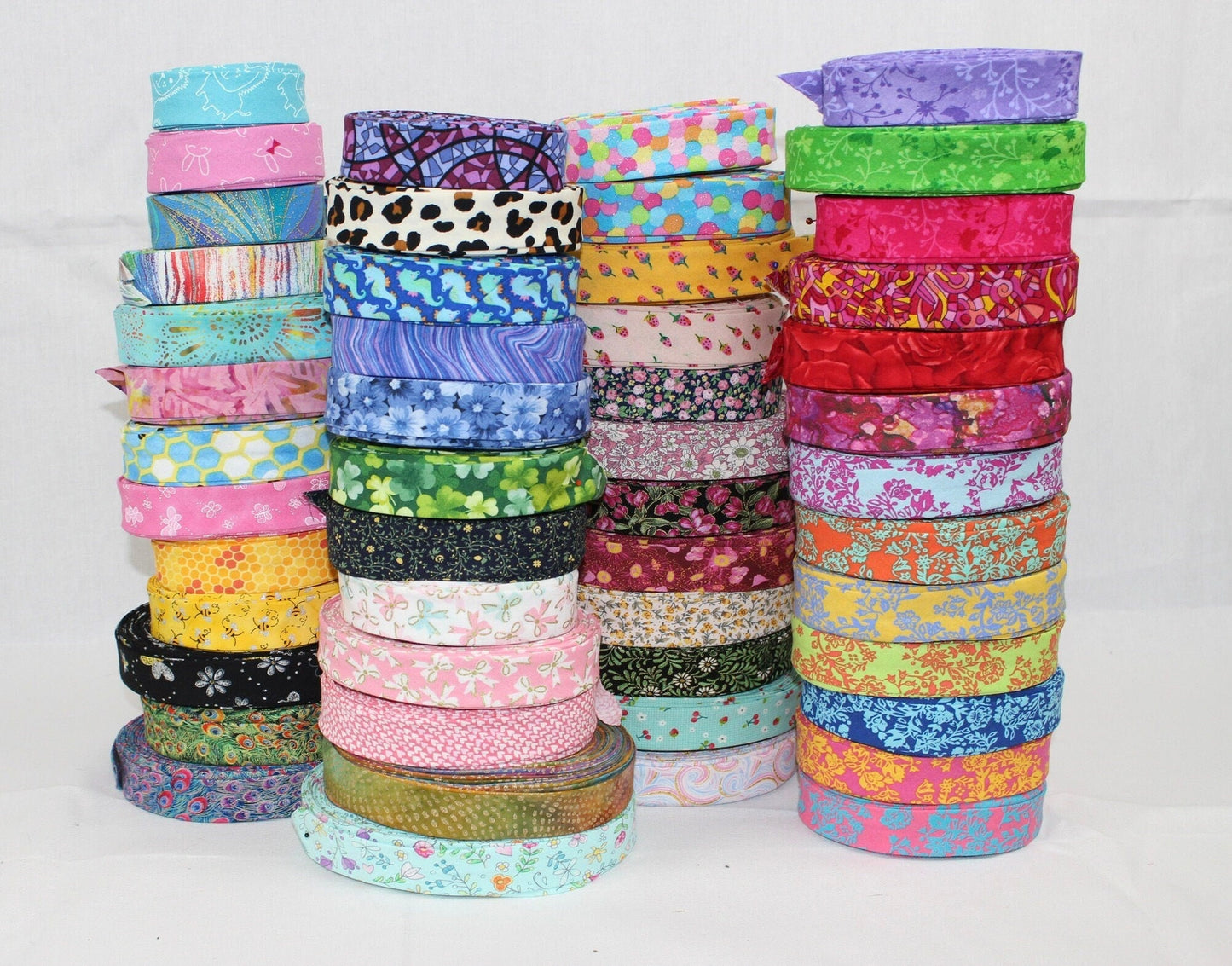 SAMPLE ONLY (10cm) bias binding/tape single fold/-1 inch wide