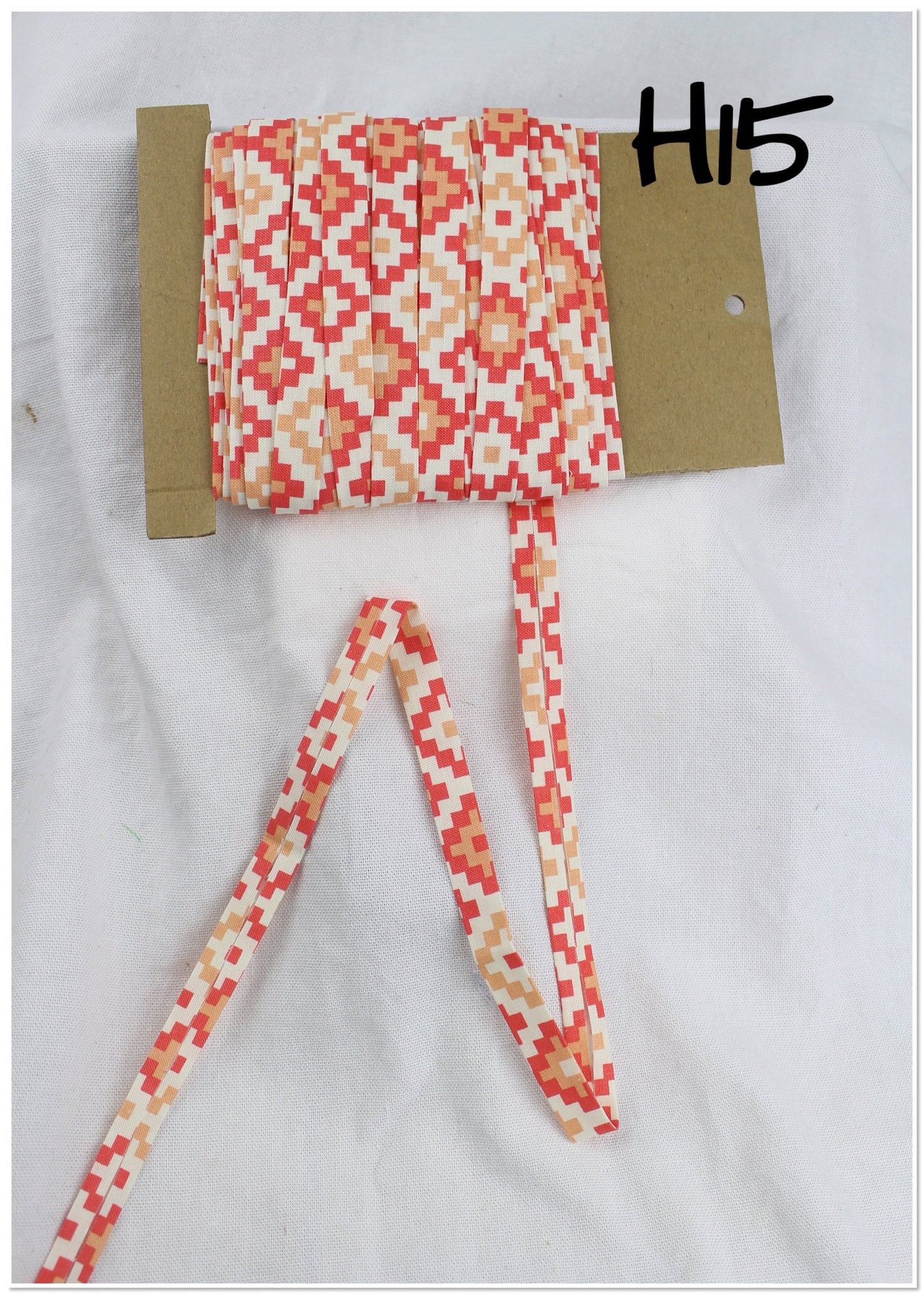 Bias Binding (Tape) 12mm, Cotton, Single Fold, blenders. Fusible iron on available.