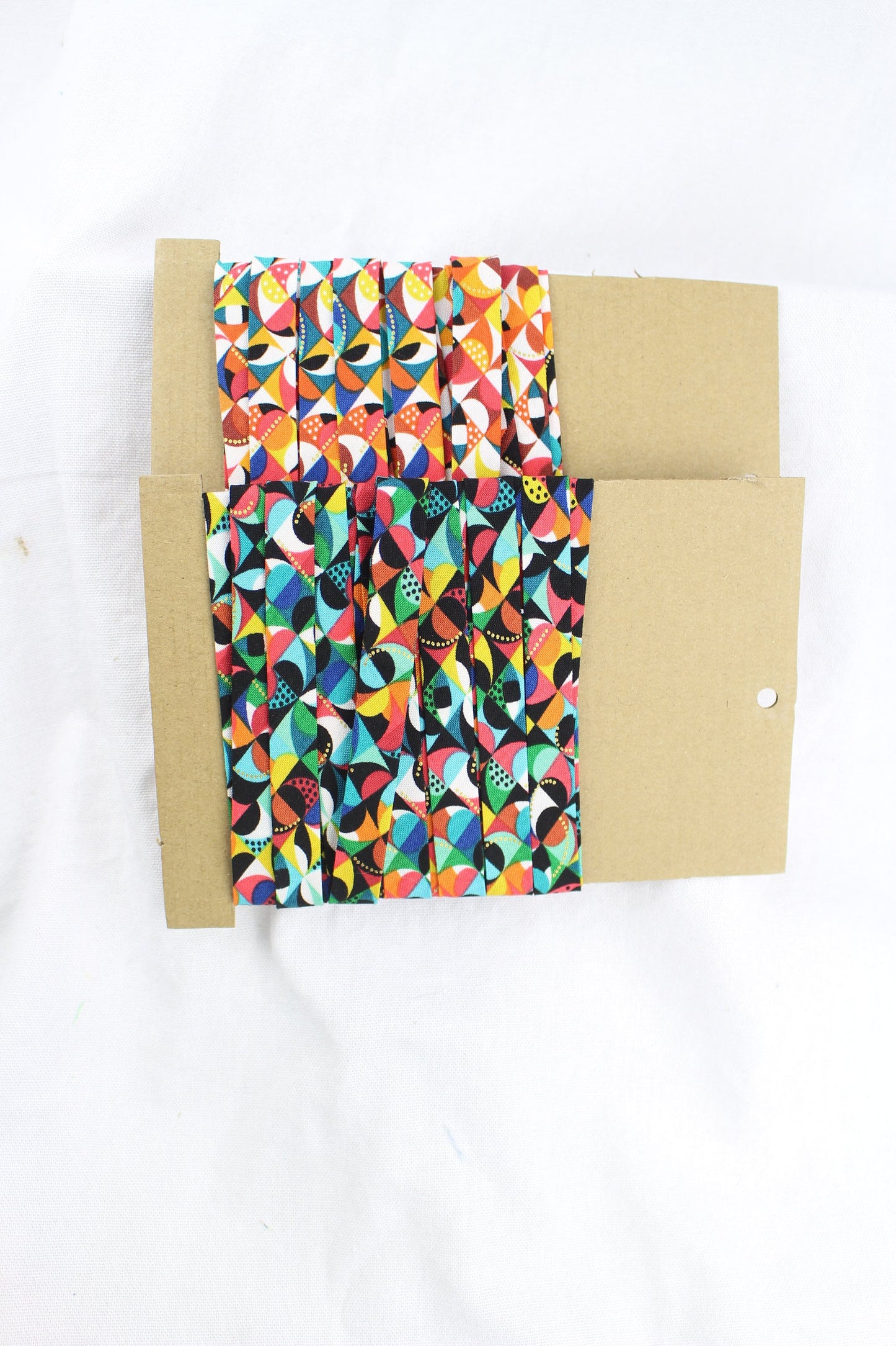 Bias Binding (Tape) 12mm, Cotton, Single Fold, chroma. Fusible iron on available.
