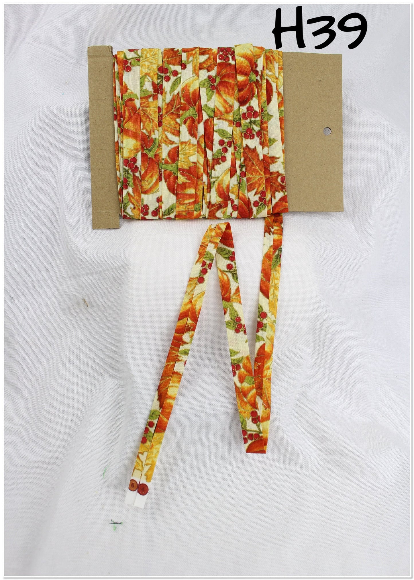 Bias Binding (Tape) 12mm, Cotton, Single Fold, flowers, floral. Fusible iron on available.