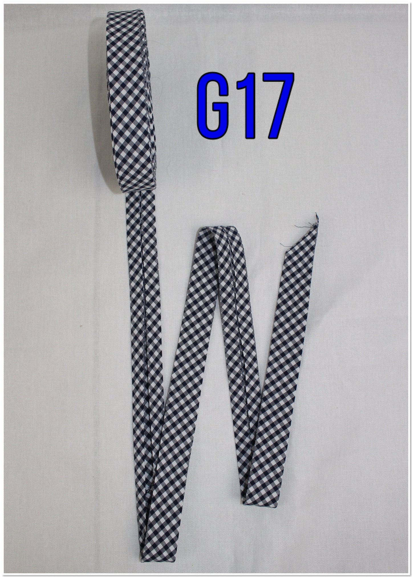 Bias Binding (tape) 25mm or 12mm single fold, yellow, blue, green, pink, black, purple, red, navy, brown GINGHAM. Fusible iron on available.