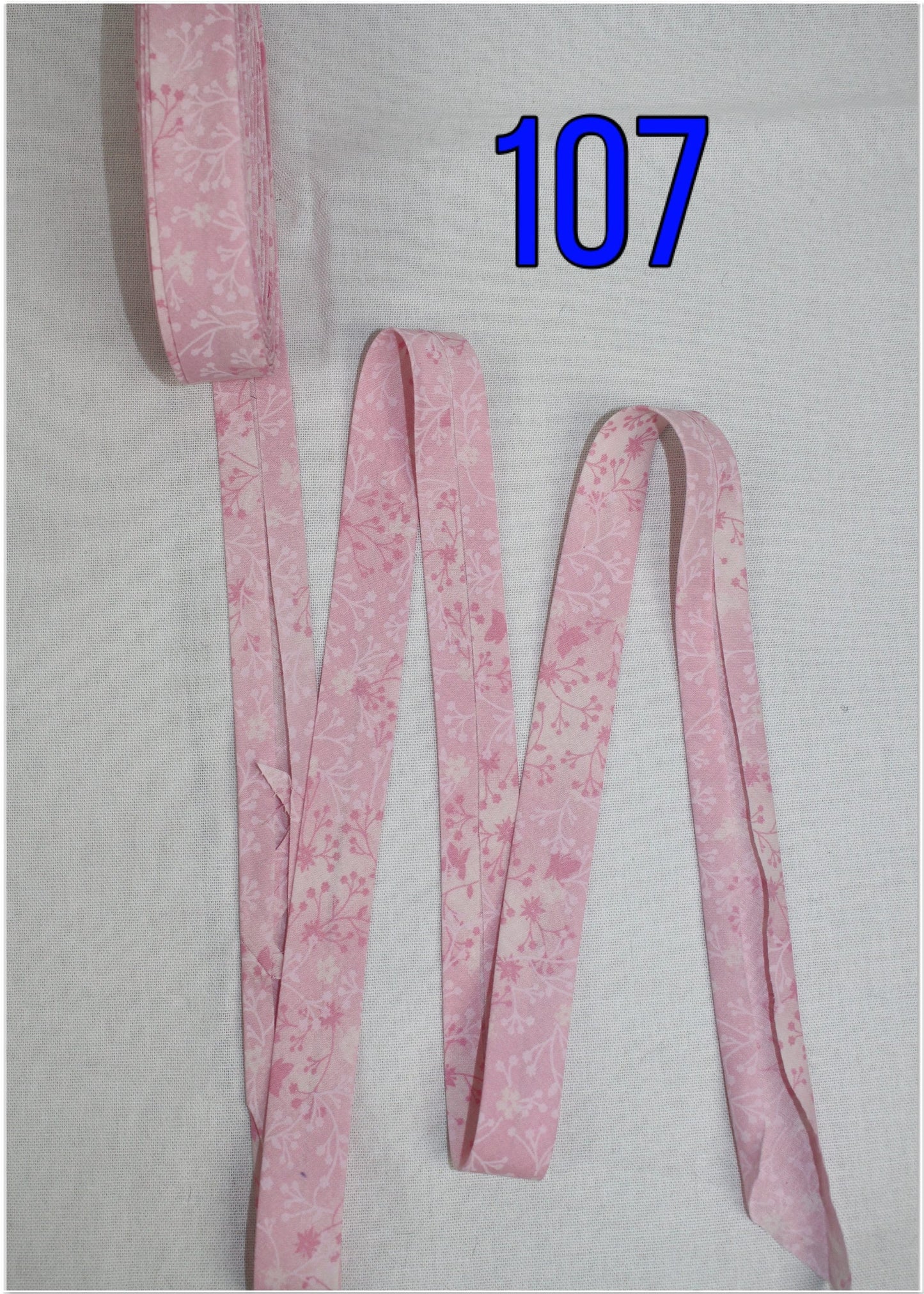 Bias Binding (Tape) 25mm, Cotton, Single Fold, floral blenders. Fusible iron on available.