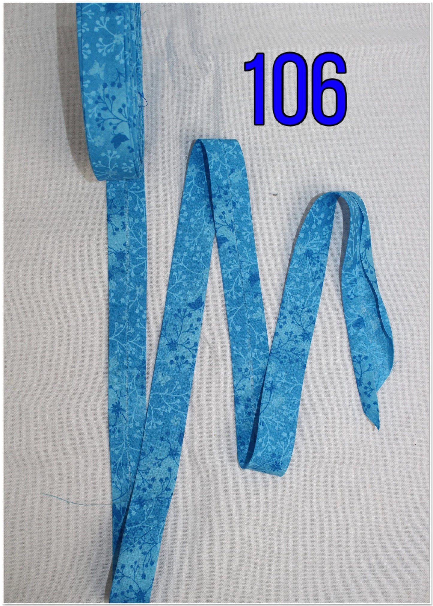 Bias Binding (Tape) 25mm, Cotton, Single Fold, floral blenders. Fusible iron on available.