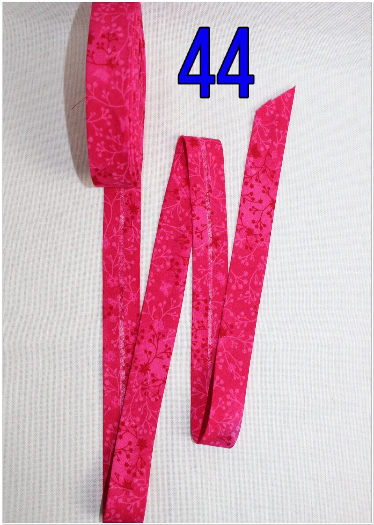 Bias Binding (Tape) 25mm, Cotton, Single Fold, floral blenders. Fusible iron on available.