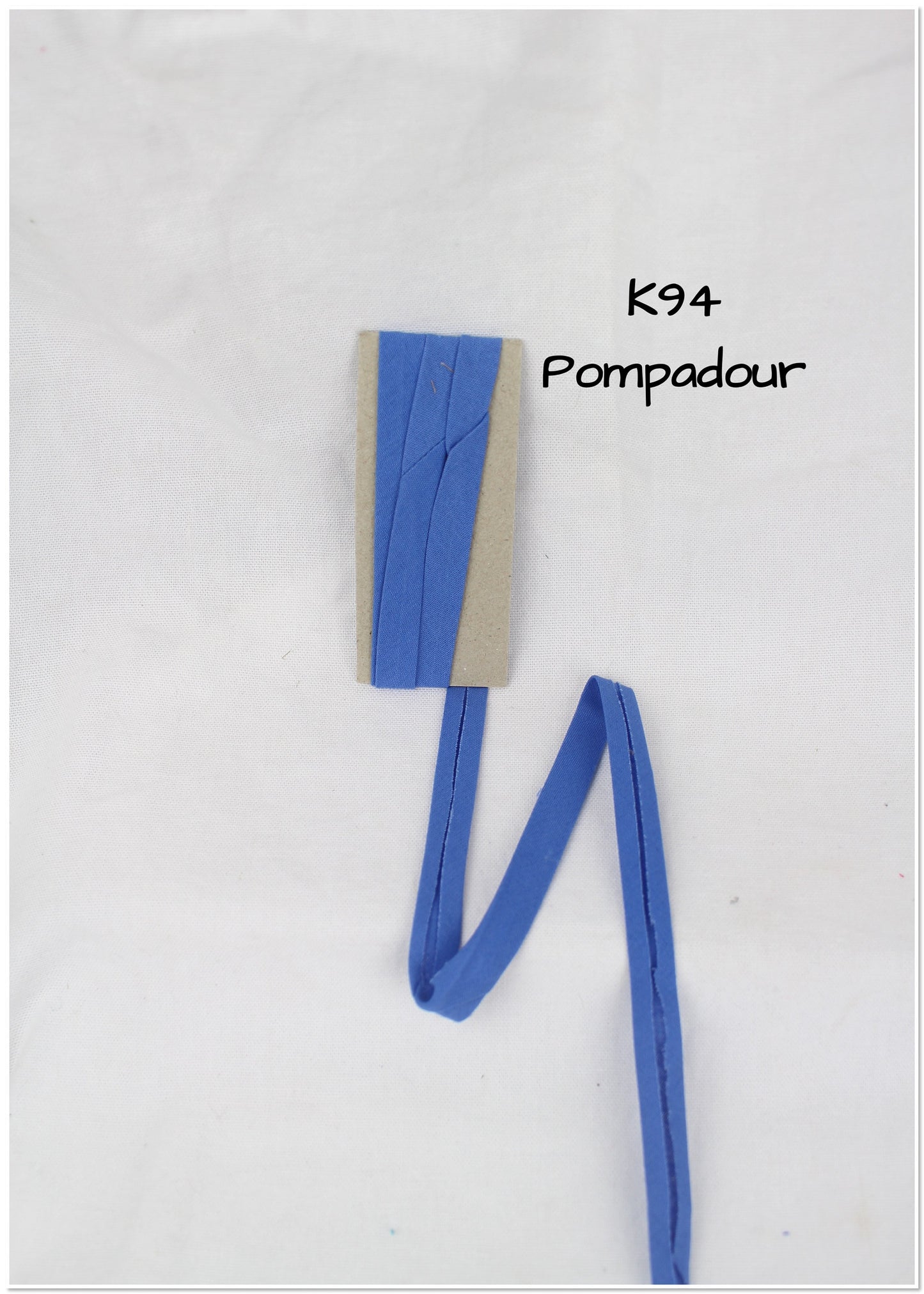 Bias Binding (tape) 12mm, single fold. Denim, slate, pampadour, Air Force blue. Fusible iron on available. 100% Cotton