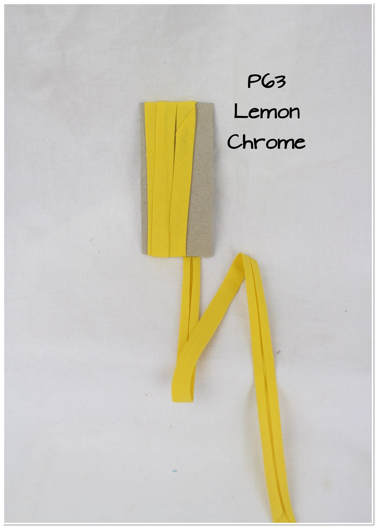 Bias Binding (tape) 12mm, single fold. mustard, aussie gold, lemon chrome. Fusible iron on.