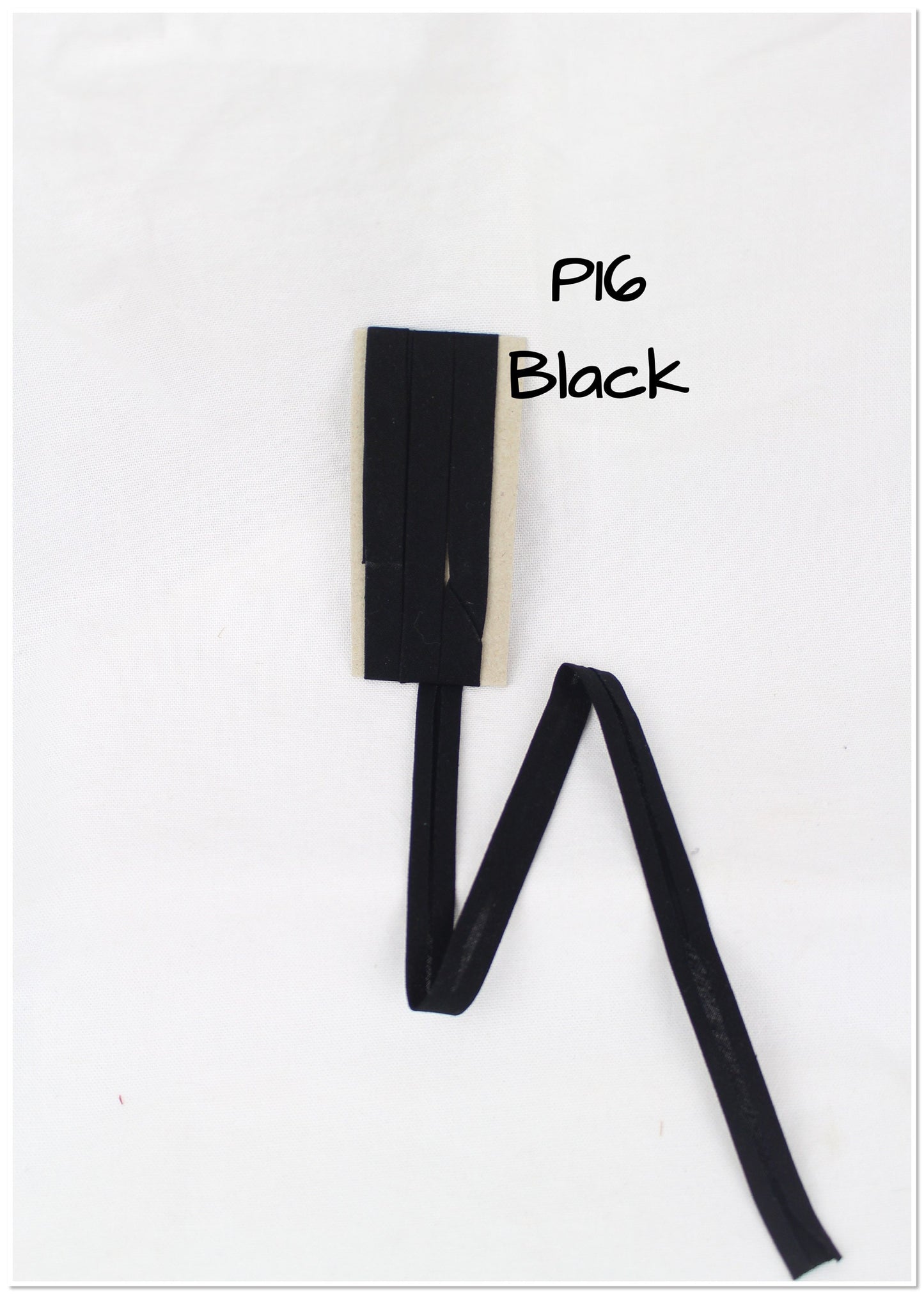 Bias Binding (tape) 12mm, single fold. pebble, white, black. Fusible iron on available. 100% Cotton