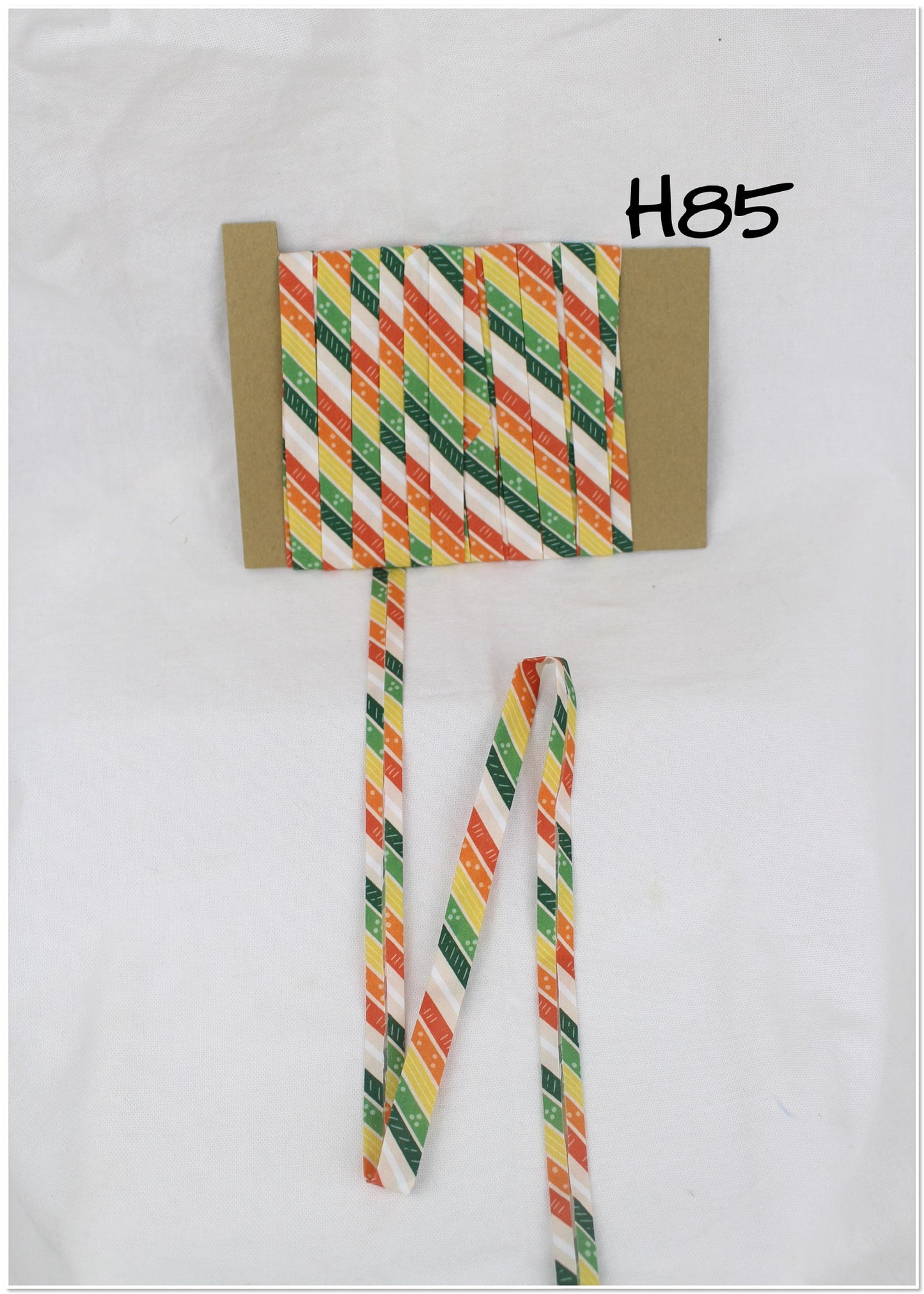 Bias Binding (Tape) 12mm, Cotton, Single Fold, colourful. Fusible iron on available.