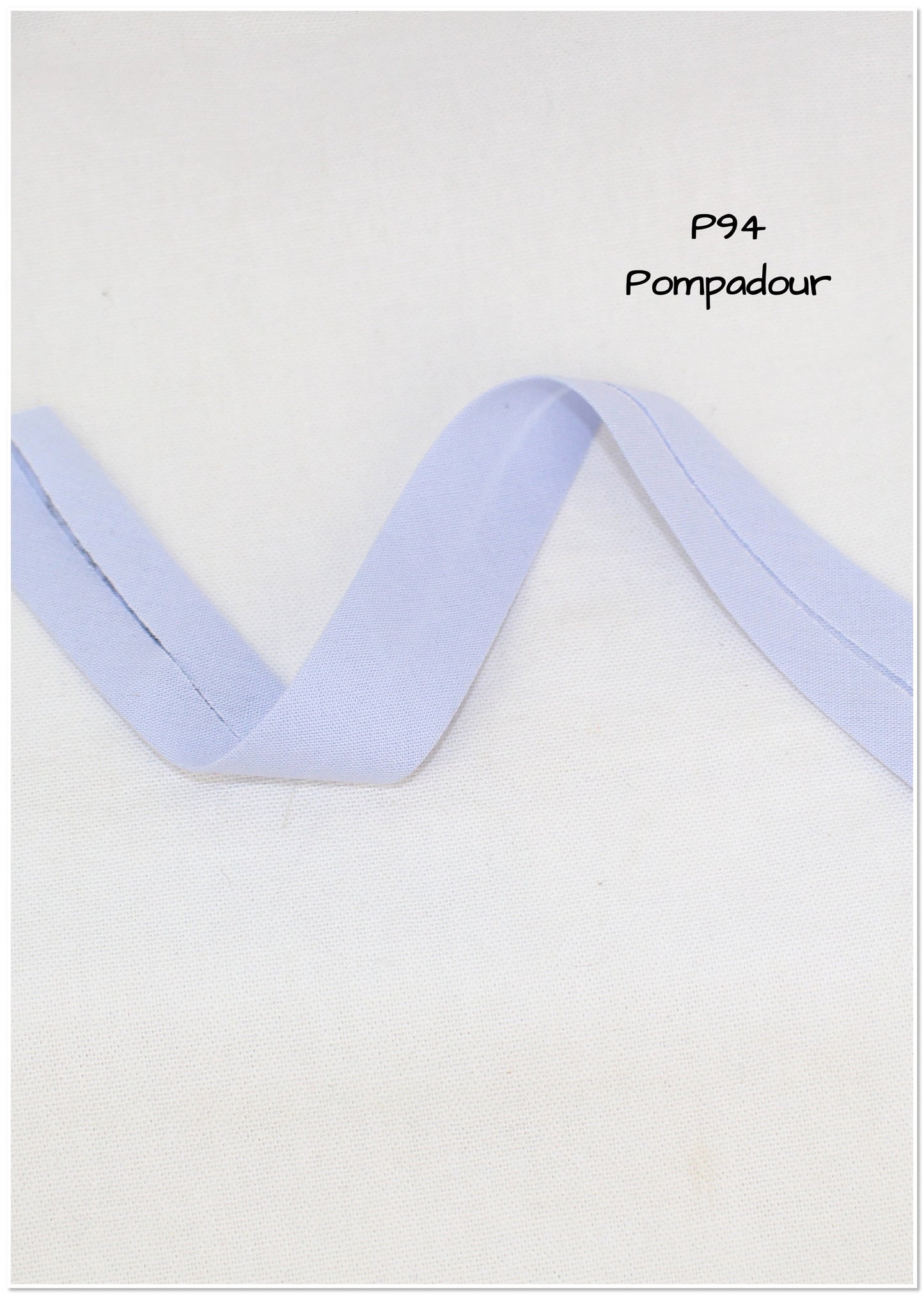 Bias Binding (tape) 25mm, single fold. jacaranda, haze, pompadour. Fusible iron on available. 100% Cotton