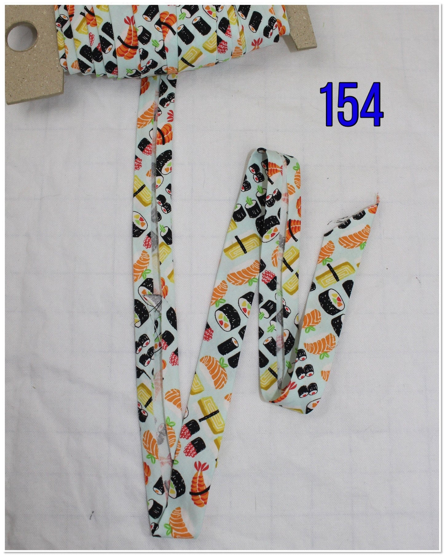 Bias Binding (Tape) 25mm, Cotton, Single Fold, fish, sushi, Jeep, ducks, zebra, cheetah. Fusible iron on available.