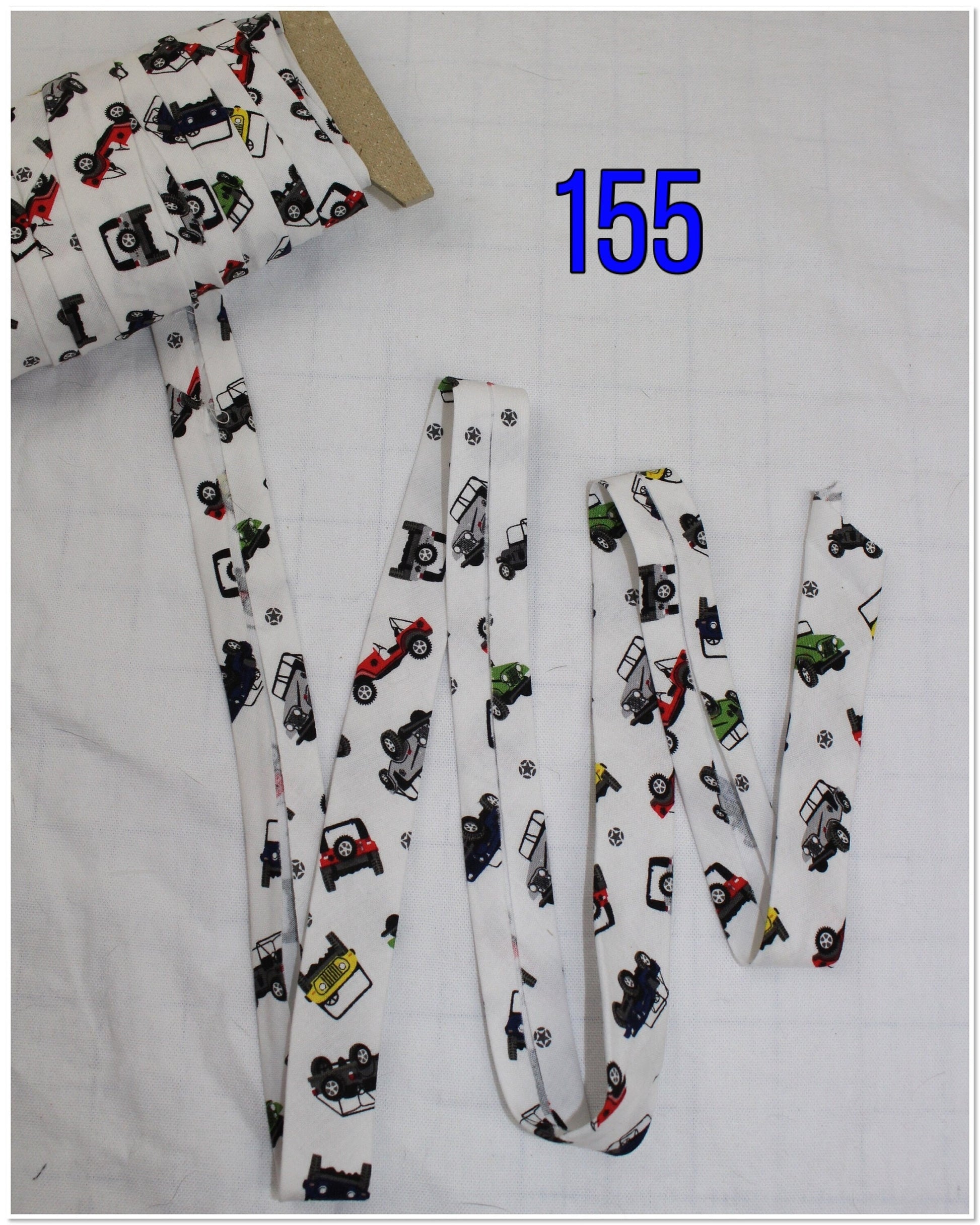 Bias Binding (Tape) 25mm, Cotton, Single Fold, fish, sushi, Jeep, ducks, zebra, cheetah. Fusible iron on available.