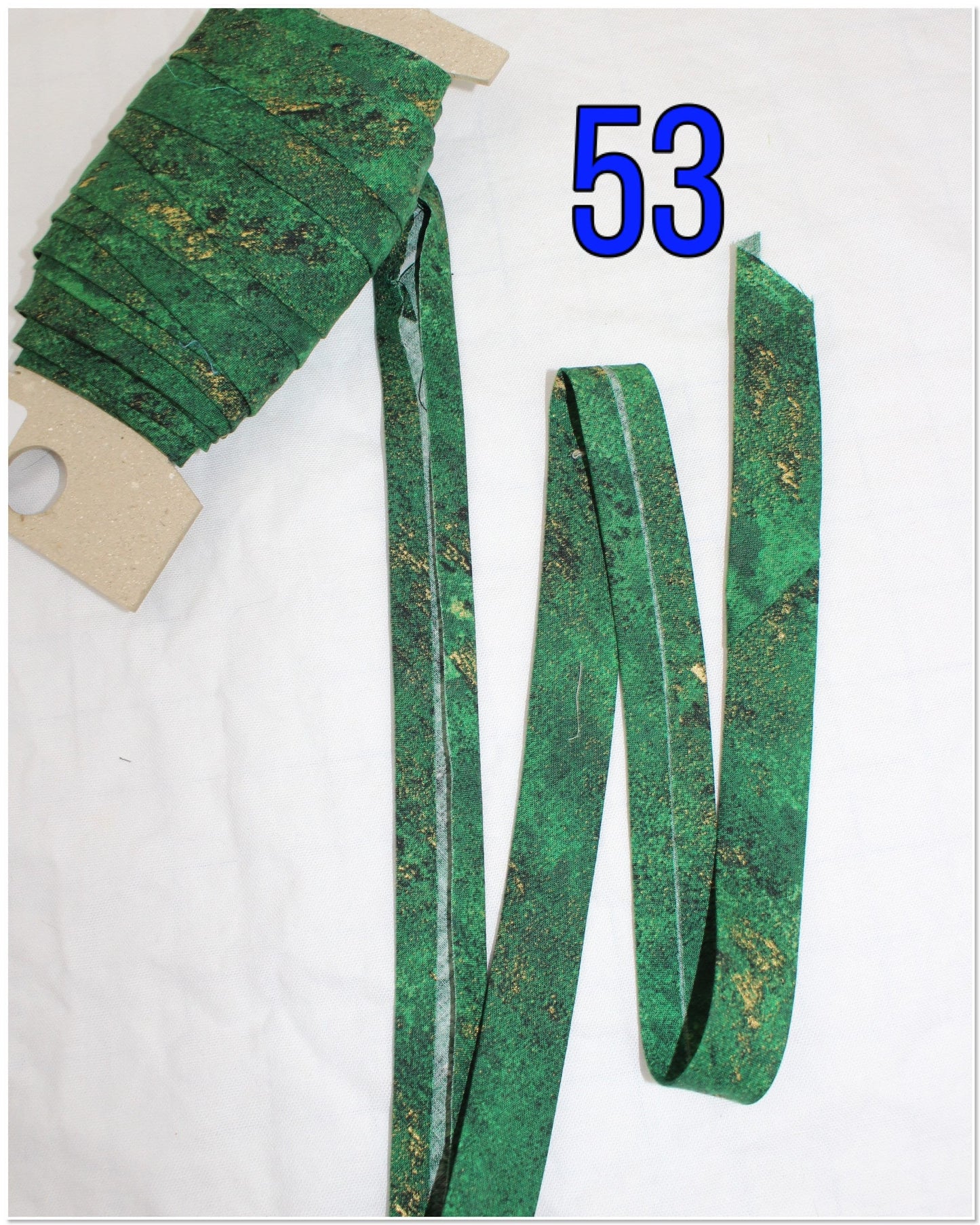 Bias Binding (Tape) 25mm, Cotton, Single Fold, Batik, geo. Fusible iron on available.
